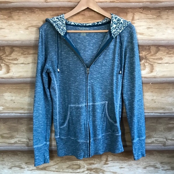 Maurices Tops - Maurices heathered full zip hoodie, sz. L